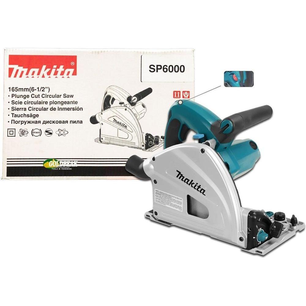 Makita SP6000 Plunge Cut Circular Saw / Tracksaw - Goldpeak Tools PH Makita Makita SP6000 Plunge Cut Circular Saw / Tracksaw - Goldpeak Tools PH Makita